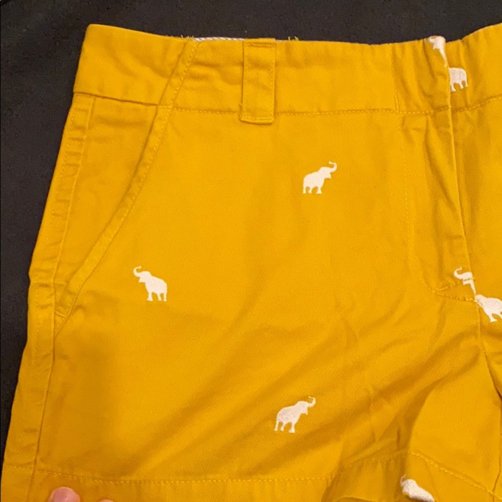 J. Crew elephant shorts